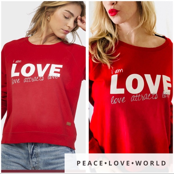 Nwt S O Online I Am Love Sweatshirt Nwt S O Online I Am Love Sweatshirt